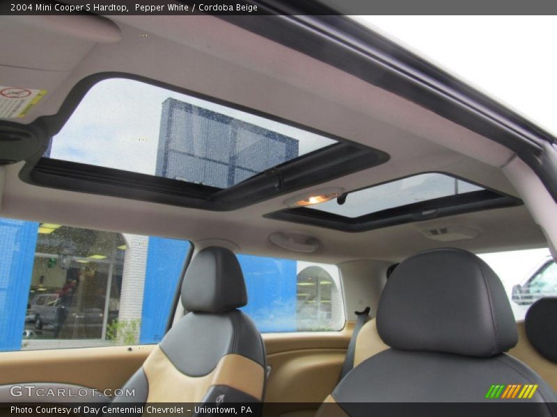 Pepper White / Cordoba Beige 2004 Mini Cooper S Hardtop