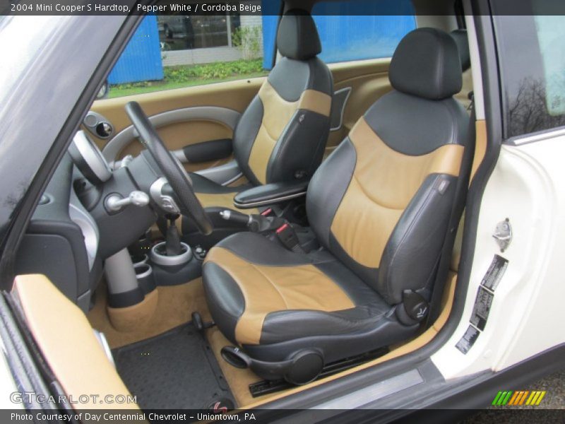 Pepper White / Cordoba Beige 2004 Mini Cooper S Hardtop