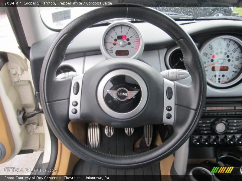 Pepper White / Cordoba Beige 2004 Mini Cooper S Hardtop