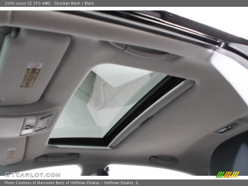 Obsidian Black / Black 2009 Lexus GS 350 AWD