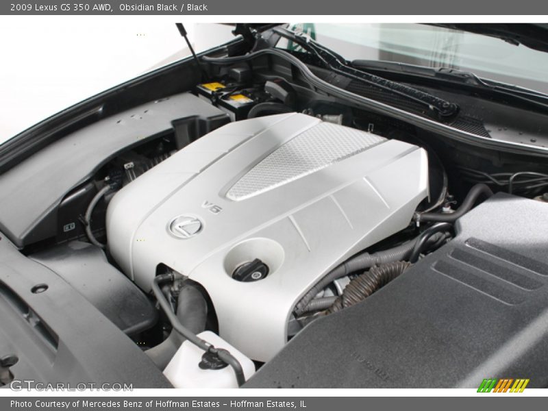 Obsidian Black / Black 2009 Lexus GS 350 AWD