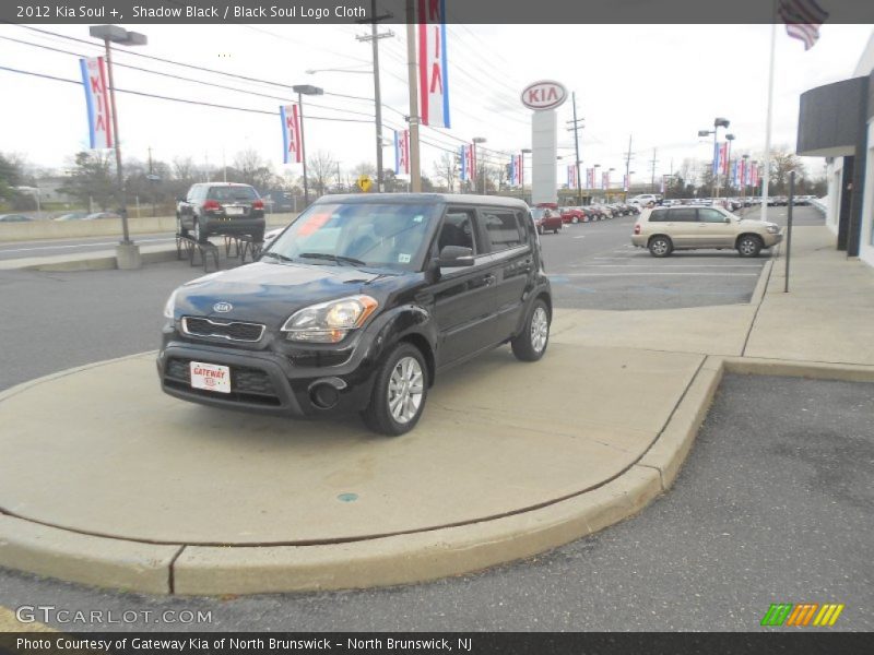 Shadow Black / Black Soul Logo Cloth 2012 Kia Soul +