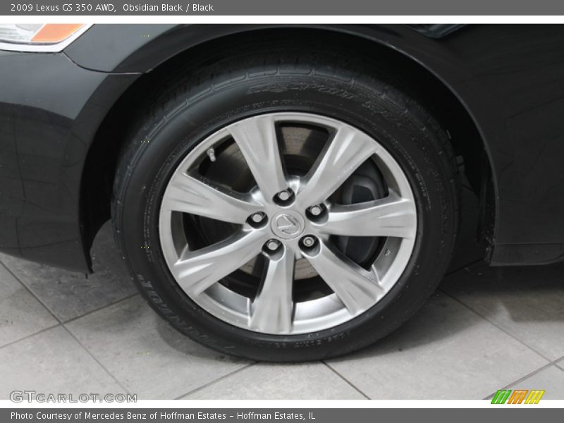 Obsidian Black / Black 2009 Lexus GS 350 AWD