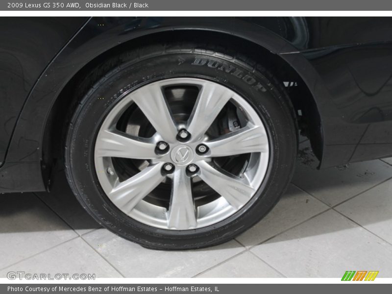 Obsidian Black / Black 2009 Lexus GS 350 AWD