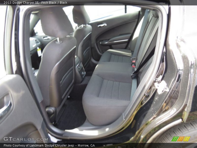 Pitch Black / Black 2013 Dodge Charger SE
