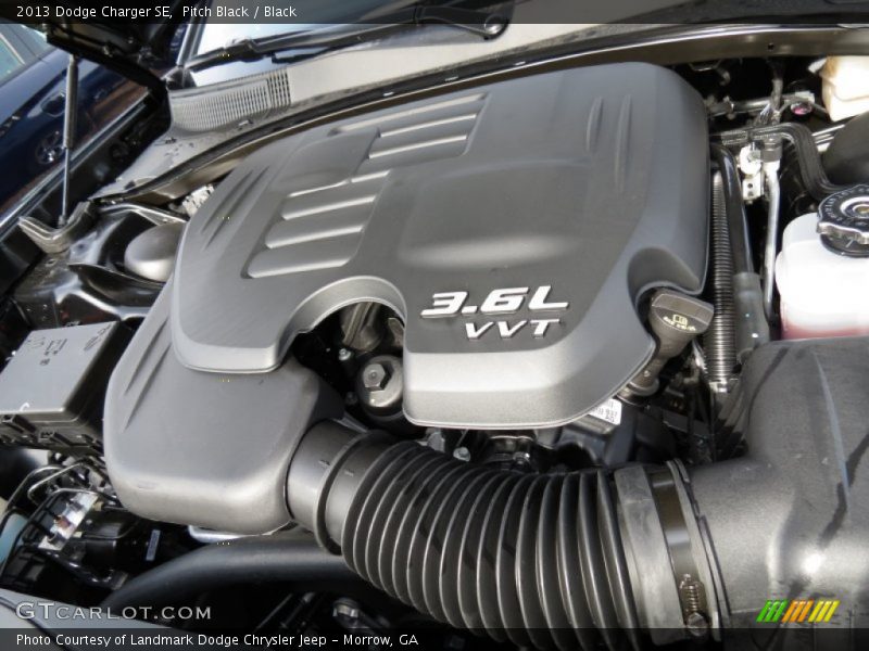 Pitch Black / Black 2013 Dodge Charger SE