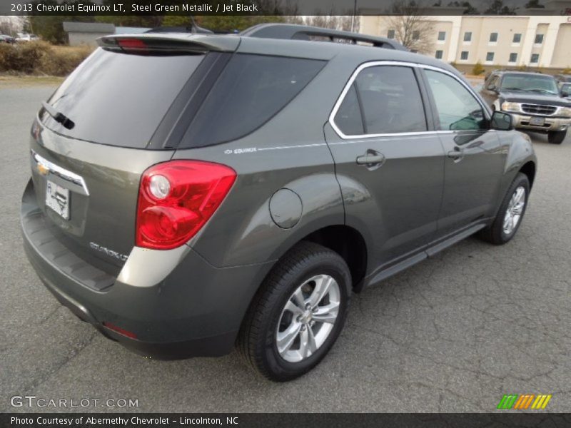 Steel Green Metallic / Jet Black 2013 Chevrolet Equinox LT