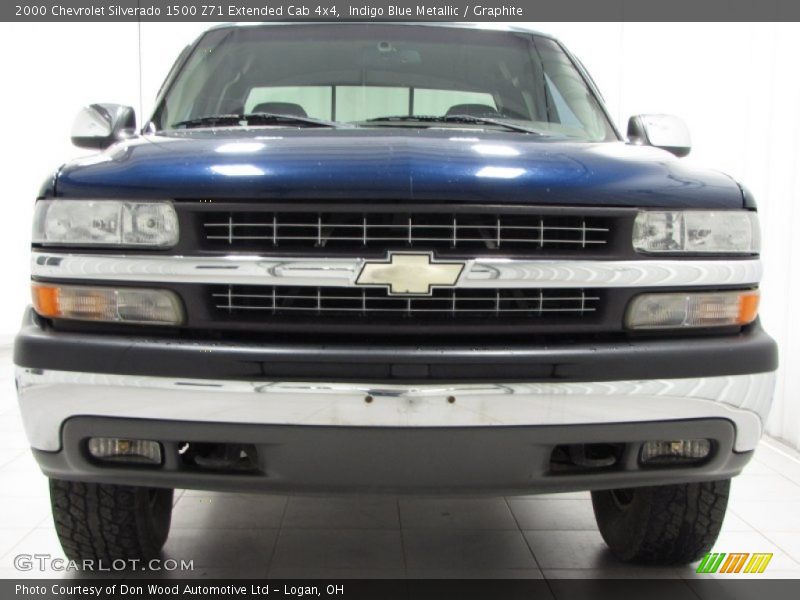 Indigo Blue Metallic / Graphite 2000 Chevrolet Silverado 1500 Z71 Extended Cab 4x4