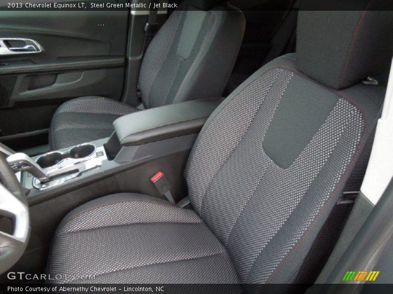 Steel Green Metallic / Jet Black 2013 Chevrolet Equinox LT