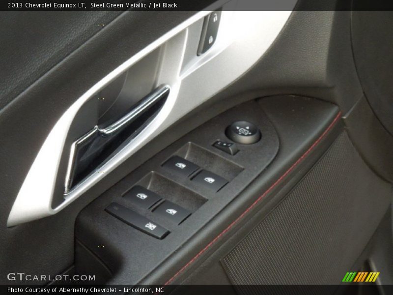 Steel Green Metallic / Jet Black 2013 Chevrolet Equinox LT