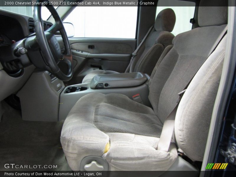 Indigo Blue Metallic / Graphite 2000 Chevrolet Silverado 1500 Z71 Extended Cab 4x4
