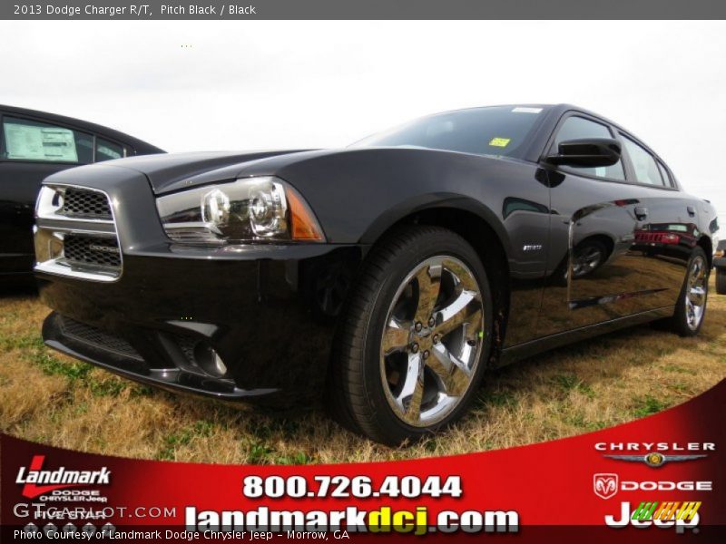 Pitch Black / Black 2013 Dodge Charger R/T