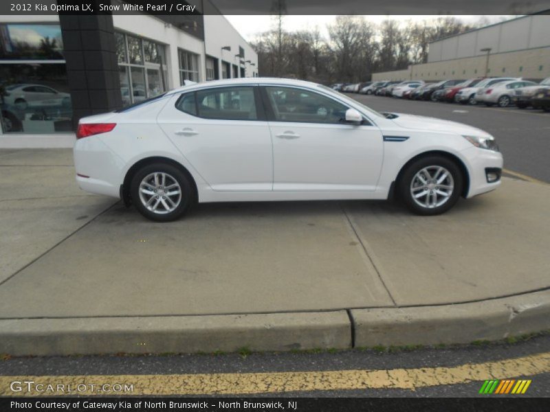 Snow White Pearl / Gray 2012 Kia Optima LX