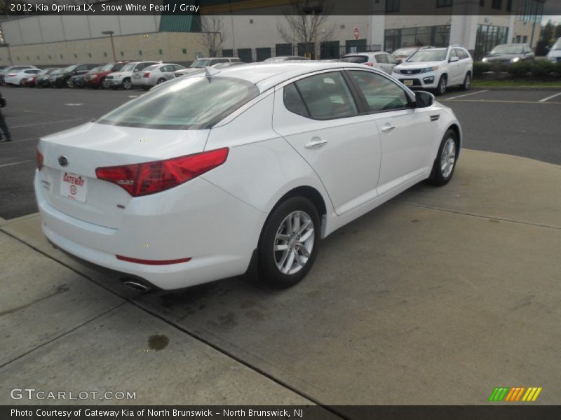 Snow White Pearl / Gray 2012 Kia Optima LX