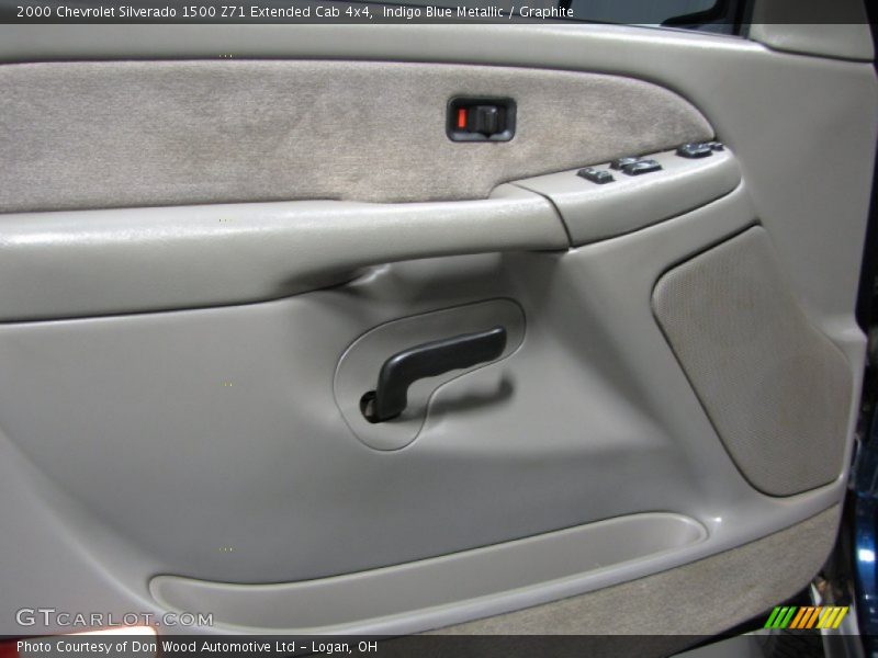 Indigo Blue Metallic / Graphite 2000 Chevrolet Silverado 1500 Z71 Extended Cab 4x4