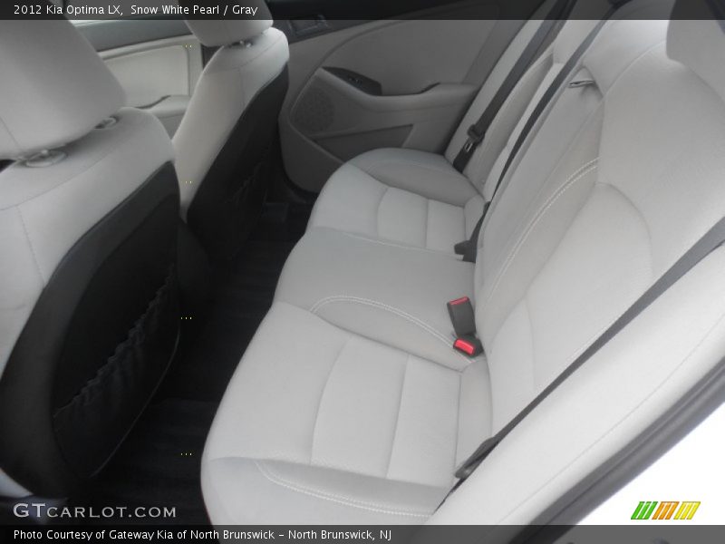 Snow White Pearl / Gray 2012 Kia Optima LX