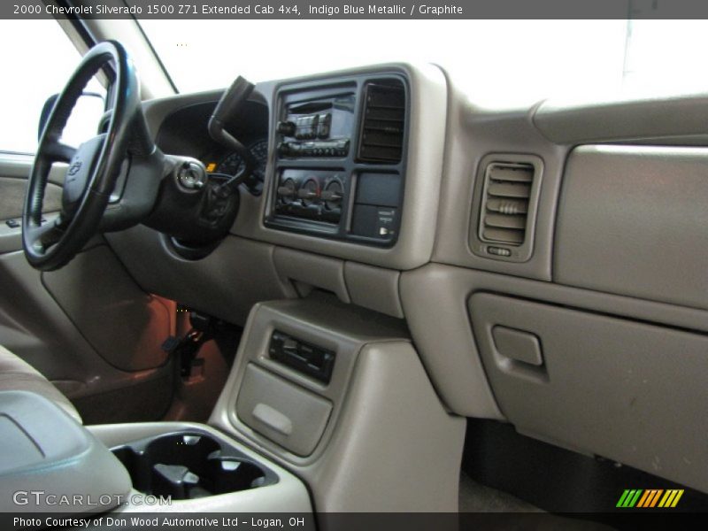 Indigo Blue Metallic / Graphite 2000 Chevrolet Silverado 1500 Z71 Extended Cab 4x4
