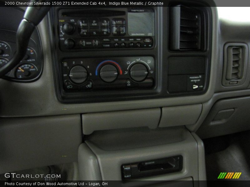 Indigo Blue Metallic / Graphite 2000 Chevrolet Silverado 1500 Z71 Extended Cab 4x4