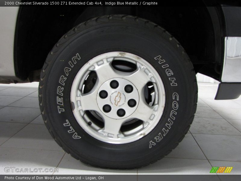 Indigo Blue Metallic / Graphite 2000 Chevrolet Silverado 1500 Z71 Extended Cab 4x4