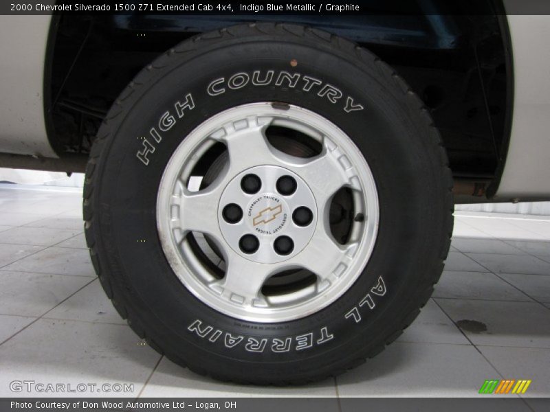 Indigo Blue Metallic / Graphite 2000 Chevrolet Silverado 1500 Z71 Extended Cab 4x4