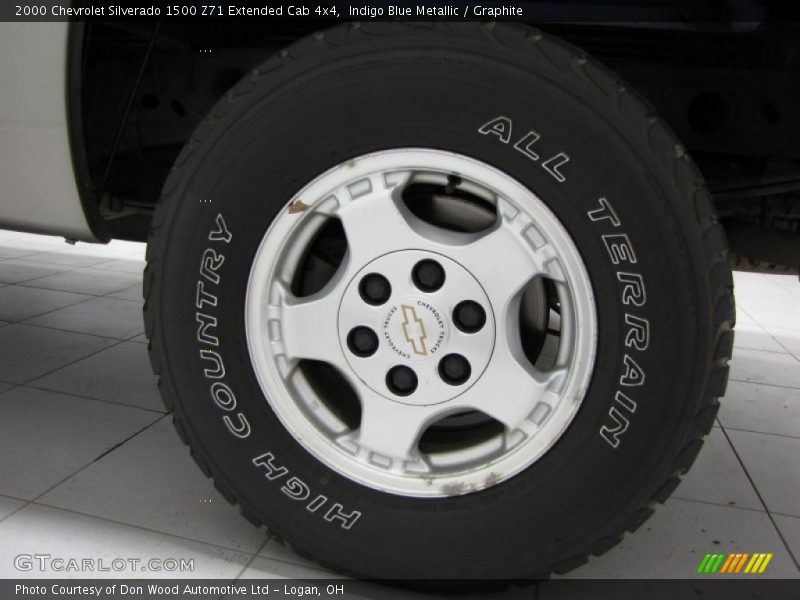 Indigo Blue Metallic / Graphite 2000 Chevrolet Silverado 1500 Z71 Extended Cab 4x4