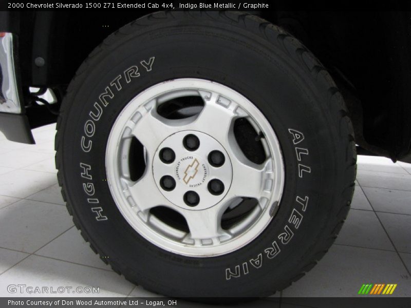 Indigo Blue Metallic / Graphite 2000 Chevrolet Silverado 1500 Z71 Extended Cab 4x4