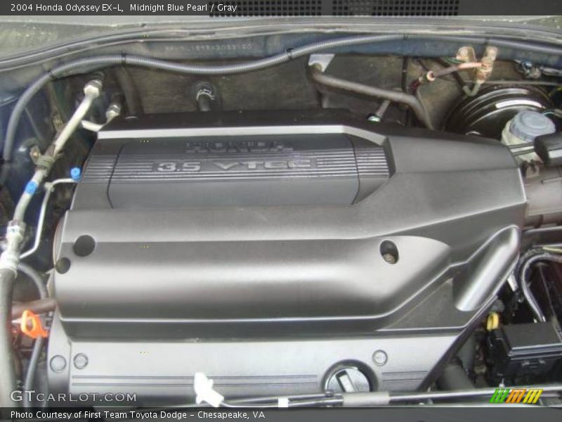 Midnight Blue Pearl / Gray 2004 Honda Odyssey EX-L