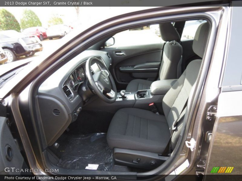 Granite Crystal / Black 2013 Dodge Charger SXT