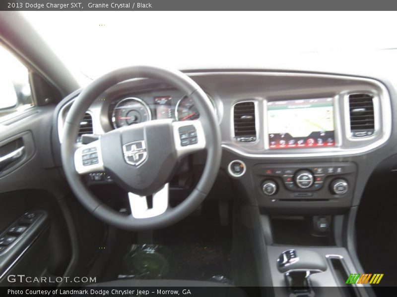 Granite Crystal / Black 2013 Dodge Charger SXT
