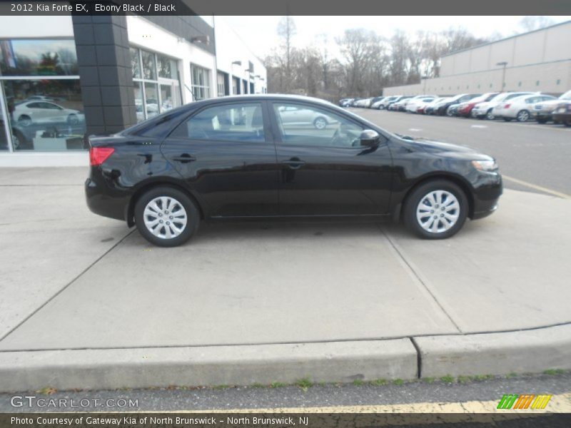 Ebony Black / Black 2012 Kia Forte EX