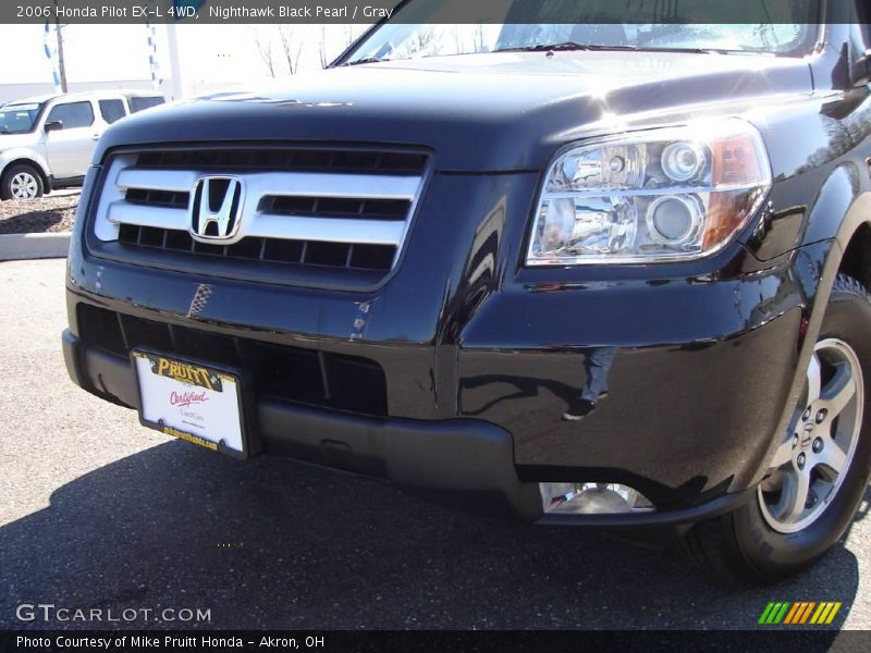 Nighthawk Black Pearl / Gray 2006 Honda Pilot EX-L 4WD