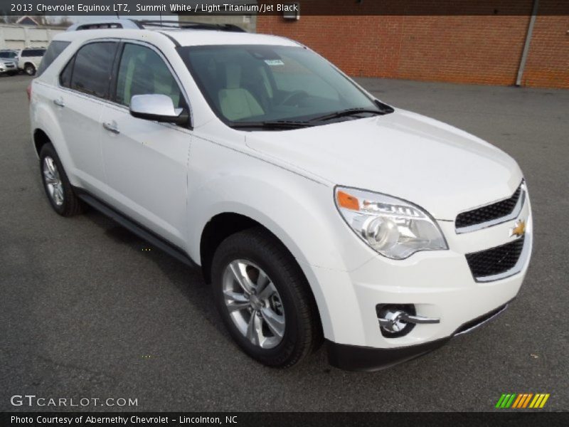 Summit White / Light Titanium/Jet Black 2013 Chevrolet Equinox LTZ