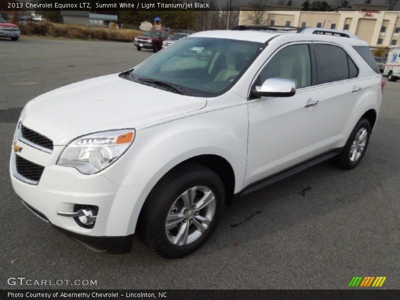Summit White / Light Titanium/Jet Black 2013 Chevrolet Equinox LTZ