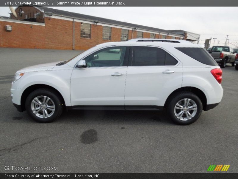 Summit White / Light Titanium/Jet Black 2013 Chevrolet Equinox LTZ