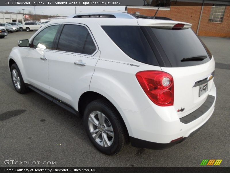 Summit White / Light Titanium/Jet Black 2013 Chevrolet Equinox LTZ