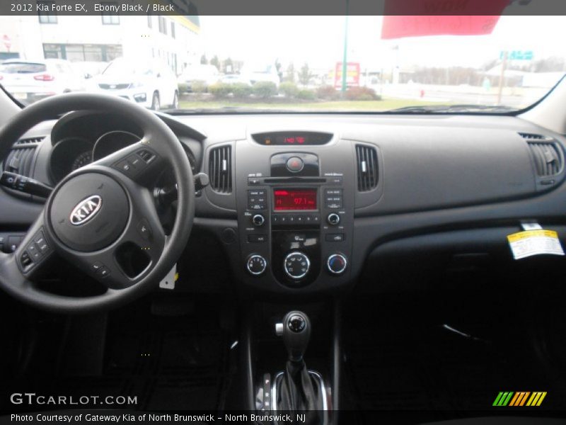 Ebony Black / Black 2012 Kia Forte EX