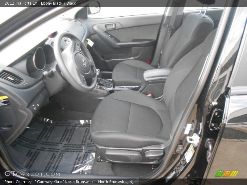 Ebony Black / Black 2012 Kia Forte EX