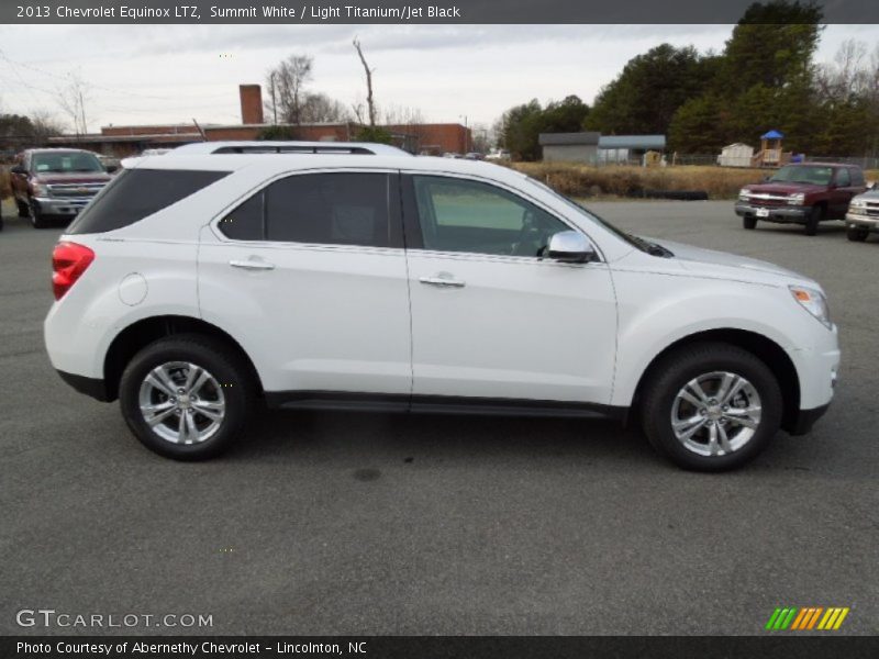 Summit White / Light Titanium/Jet Black 2013 Chevrolet Equinox LTZ