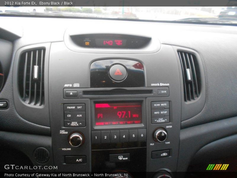 Ebony Black / Black 2012 Kia Forte EX