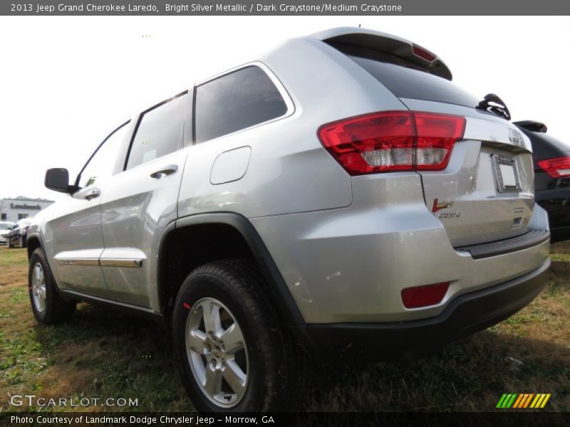 Bright Silver Metallic / Dark Graystone/Medium Graystone 2013 Jeep Grand Cherokee Laredo