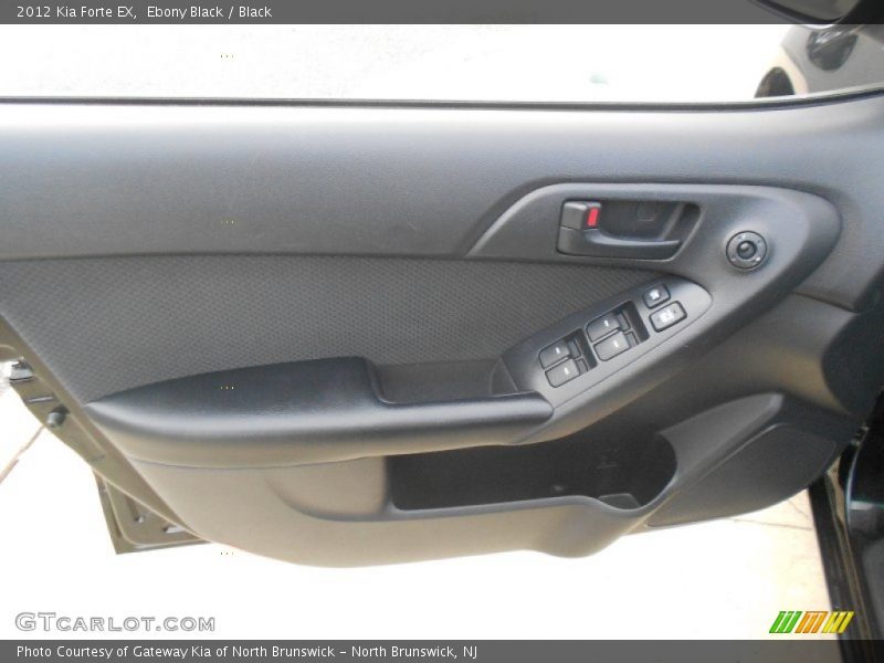 Ebony Black / Black 2012 Kia Forte EX