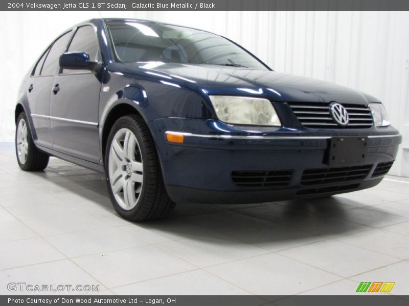 Galactic Blue Metallic / Black 2004 Volkswagen Jetta GLS 1.8T Sedan