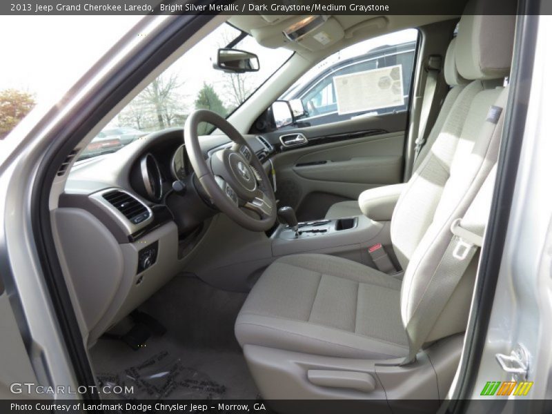 Bright Silver Metallic / Dark Graystone/Medium Graystone 2013 Jeep Grand Cherokee Laredo