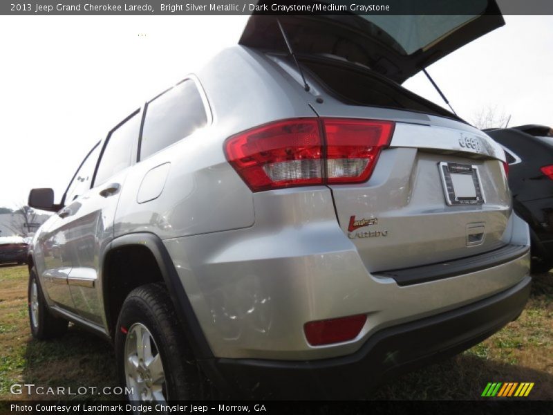 Bright Silver Metallic / Dark Graystone/Medium Graystone 2013 Jeep Grand Cherokee Laredo