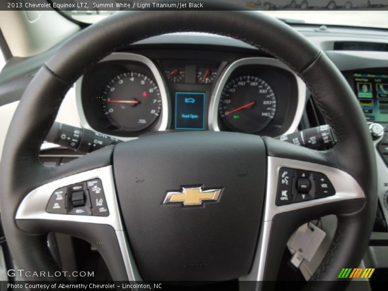 Summit White / Light Titanium/Jet Black 2013 Chevrolet Equinox LTZ