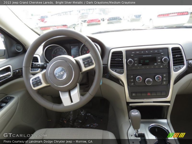 Bright Silver Metallic / Dark Graystone/Medium Graystone 2013 Jeep Grand Cherokee Laredo