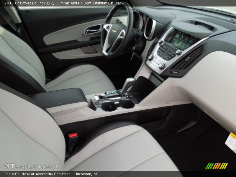 Summit White / Light Titanium/Jet Black 2013 Chevrolet Equinox LTZ