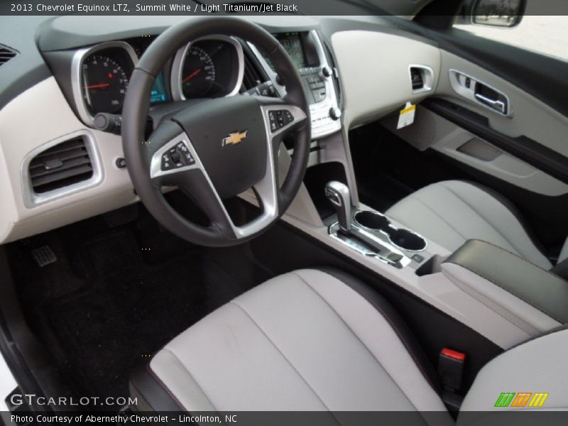 Summit White / Light Titanium/Jet Black 2013 Chevrolet Equinox LTZ