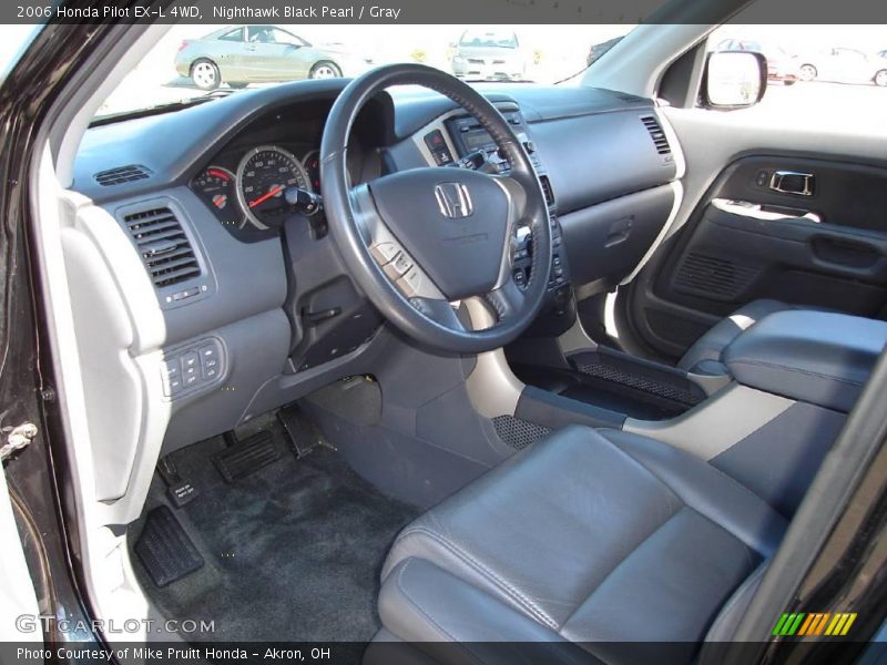 Nighthawk Black Pearl / Gray 2006 Honda Pilot EX-L 4WD