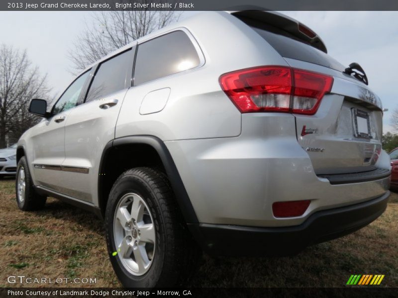 Bright Silver Metallic / Black 2013 Jeep Grand Cherokee Laredo